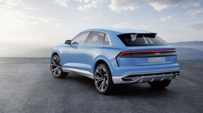 Audi Q8 concept rear three quarter debut