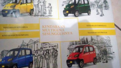 Bajaj Qute Indonesia brochure