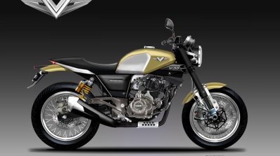 Bajaj V22 rendering roadster