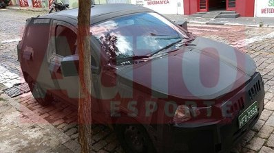Fiat X6H front three quarters right side spy shot Brazil