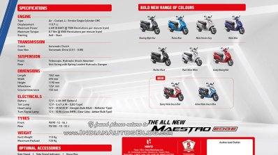 Hero Maestro Edge 2017 brochure specs