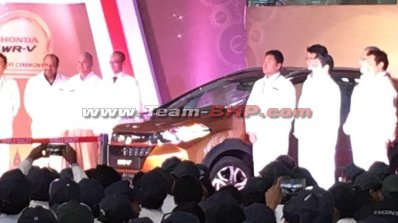 Honda WR-V front quarter snapped in Honda India plant
