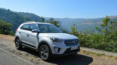 Hyundai Creta 1.6 Petrol Automatic front three quarter Review