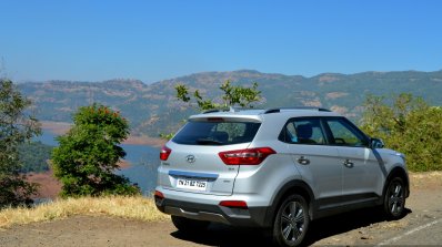 Hyundai Creta 1.6 Petrol Automatic rear three quarter Review