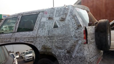 Mahindra TUV500 (TUV300 XL) rear end spotted