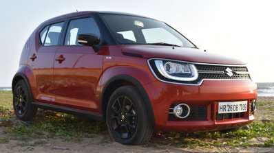 Maruti Ignis front quarter low First Drive Review
