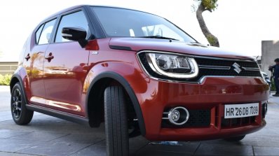 Maruti Ignis front quarter toe out First Drive Review