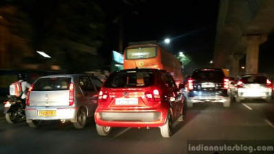 Maruti Ignis in traffic First Drive Review