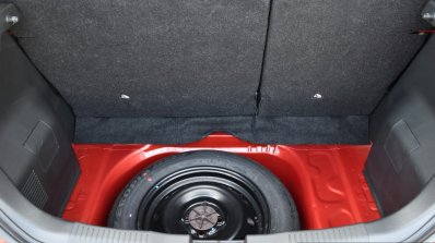 Maruti Ignis spare wheel First Drive Review