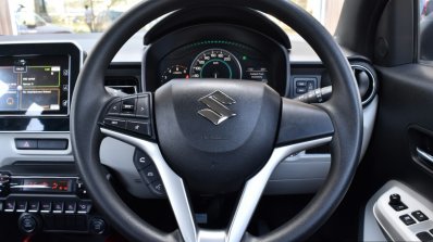 Maruti Ignis steering wheel First Drive Review