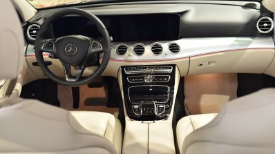 Mercedes E-Class All-Terrain dashboard at 2017 Vienna Auto Show