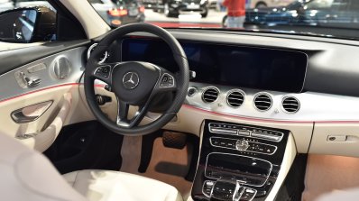 Mercedes E-Class All-Terrain dashboard driver side at 2017 Vienna Auto Show