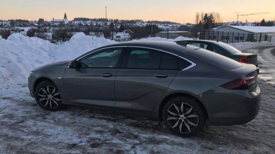 Opel Insignia Grand Sport rear three quarters left side spy shot