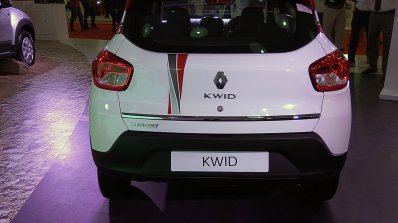 Renault Kwid Live For More Edition rear at APS 2017