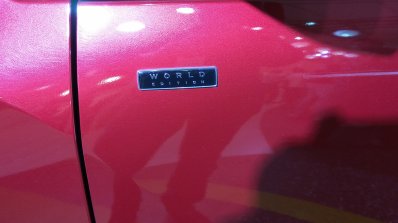 Renault Lodgy World Edition 'World Edition' badge at Autocar Performance Show 2017