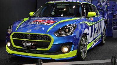 Suzuki Swift Racer RS front three quarters left side at 2017 Tokyo Auto Salon
