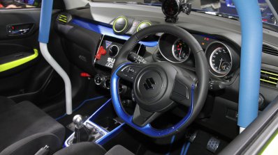 Suzuki Swift Racer RS interior at 2017 Tokyo Auto Salon