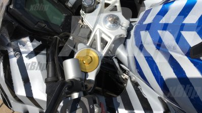 TVS Akula 310 spy shot instrumentation