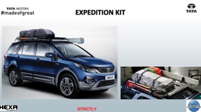 Tata Hexa Expedition kit accessories list