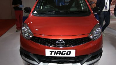 Tata Tiago with body kit front at Autocar Performance Show 2017