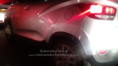 Turkey-bound Mahindra KUV100 LHD variant side spied