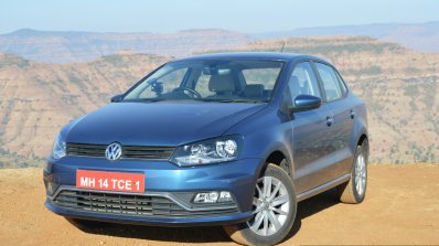 VW Ameo TDI DSG (AT) front quarter left Review