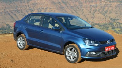 VW Ameo TDI DSG (AT) front three quarter right Review