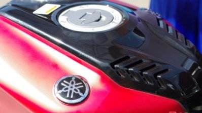 Yamaha R15 v3.0 matte red fuel tank