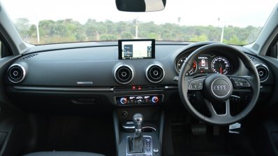 2017 Audi A3 sedan (facelift) dashboard First Drive Review