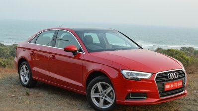 2017 Audi A3 sedan (facelift) front three quarter right First Drive Review