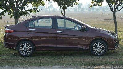 2017 Honda City ZX (facelift) side First Drive Review