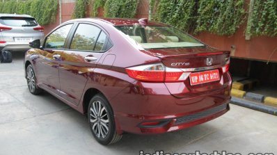 2017 Honda City (facelift) rear three quarters high-res