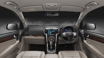 2017 Isuzu MU-X dashboard Thailand press image