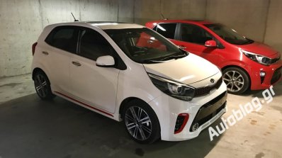 2017 Kia Picanto GT-Line and 2017 Kia Picanto front three quarters unofficial image