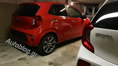 2017 Kia Picanto rear three quarters unofficial image