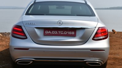 2017 Mercedes E Class (LWB) rear First Drive Review