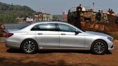 2017 Mercedes E Class (LWB) side First Drive Review