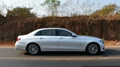 2017 Mercedes E Class (LWB) side dynamic First Drive Review