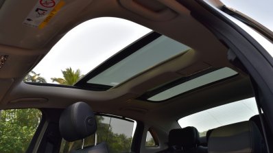 2017 Mercedes E Class (LWB) sunroof inside First Drive Review