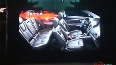 2017 Mitsubishi Grand Lancer cabin leaked image