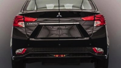 2017 Mitsubishi Grand Lancer rear leaked image