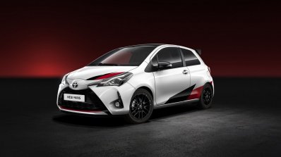 2017 Toyota Yaris high-performance variant front three quarters
