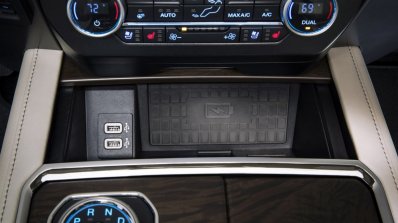 2018 Ford Expedition storage bin with wireless charging pad