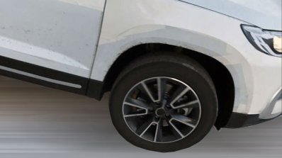 2018 Skoda Yeti wheel spy shot China