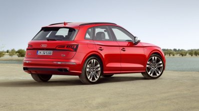 Audi SQ5 rear three quarters