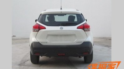 Chinese-spec Nissan Kicks rear spy shot