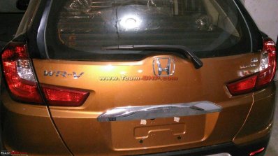 Honda WR-V rear fascia spy shot