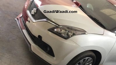 Maruti Baleno RS dual tone front end spied