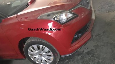 Maruti Baleno RS dual tone right side spied