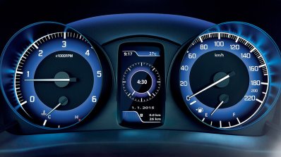 Maruti Baleno RS instrument cluster press image